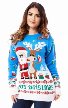 Grappige kersttrui voor dames