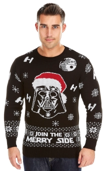 Kersttrui heren zwart
