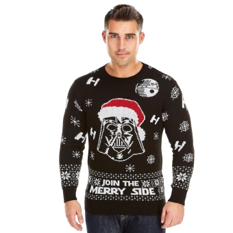 Kersttrui heren zwart