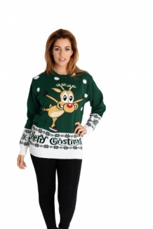lelijke kersttrui vrouw
