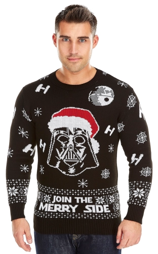 Kersttrui heren zwart
