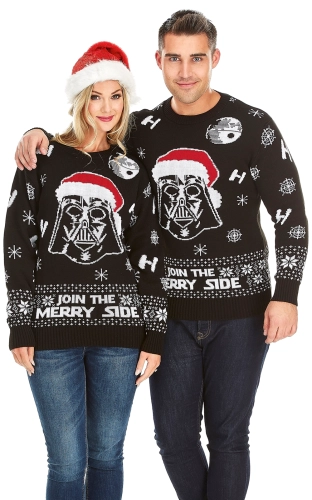 zwarte kersttrui set